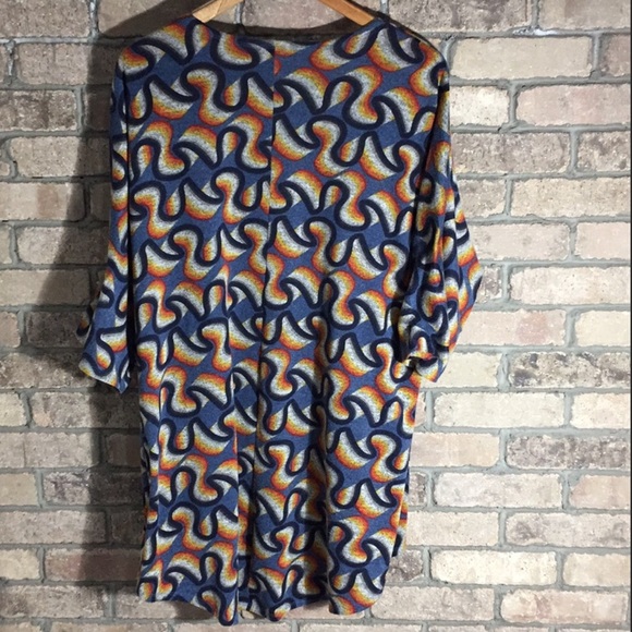 LuLaRoe Linsey Cardigan Kimono Size S - Picture 4 of 6